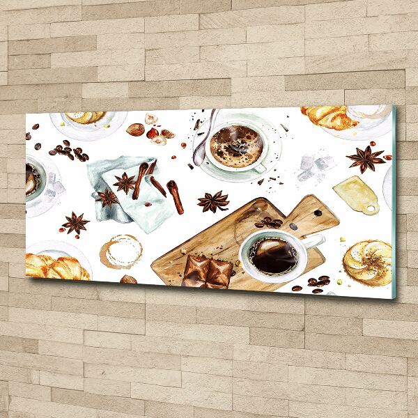 Foto auf Acryl Morgenkaffee