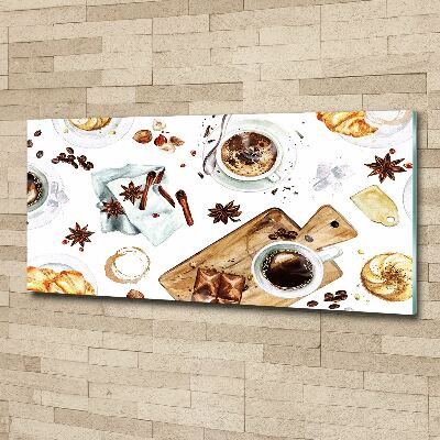 Foto auf Acryl Morgenkaffee