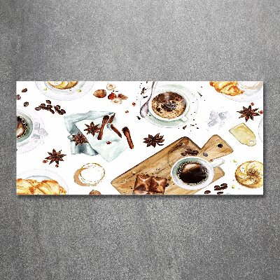 Foto auf Acryl Morgenkaffee