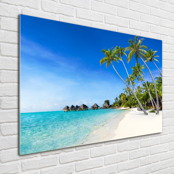 Acrylglas-Druck Malediven