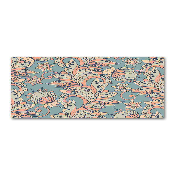 Foto auf Acryl Ethnische Blumen