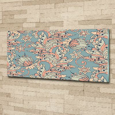 Foto auf Acryl Ethnische Blumen