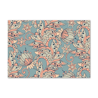 Foto auf Acryl Ethnische Blumen