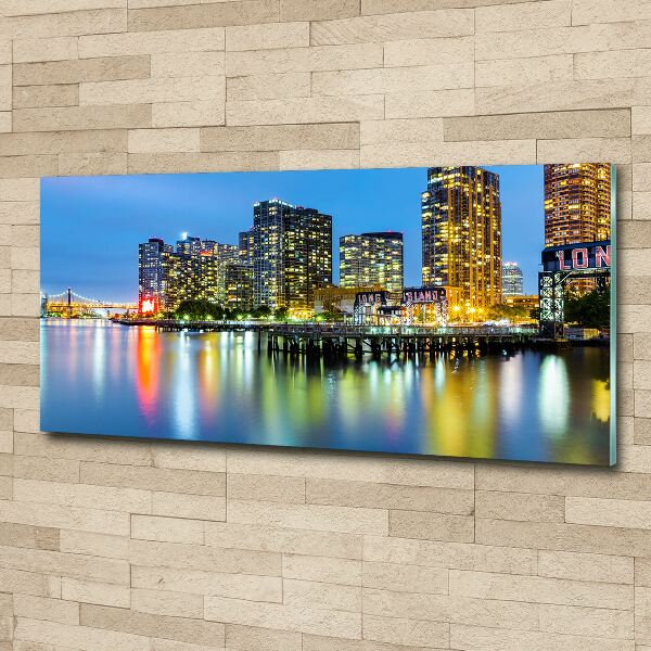 Foto auf Acryl New York bei Nacht