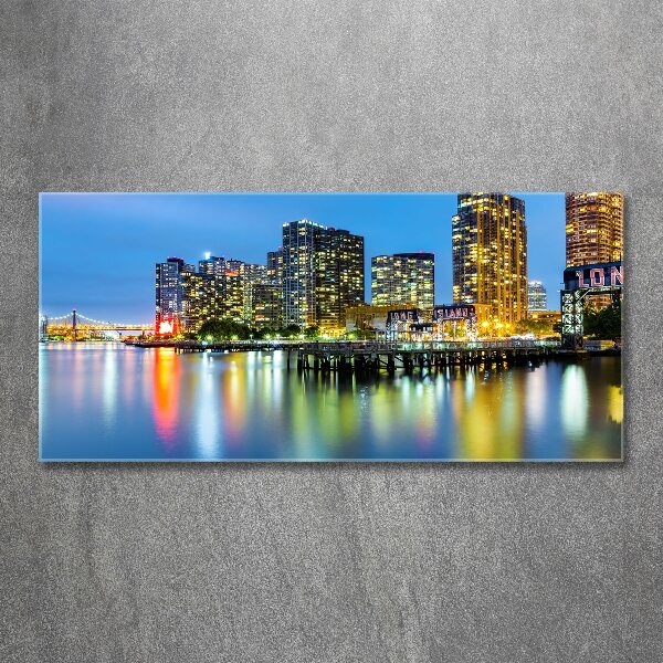 Foto auf Acryl New York bei Nacht