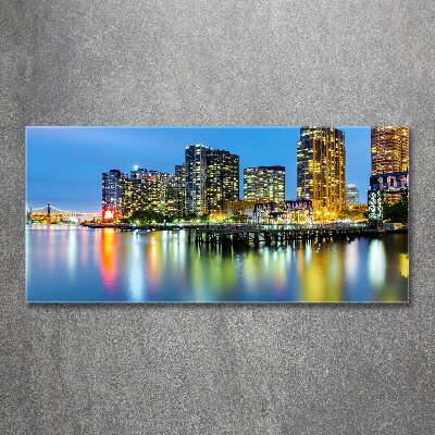 Foto auf Acryl New York bei Nacht