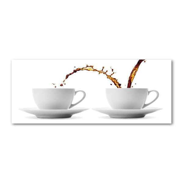 Bild auf Acrylglas Kaffee eingeschenkt