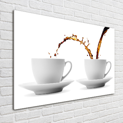 Bild auf Acrylglas Kaffee eingeschenkt