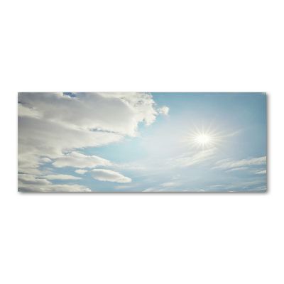 Bild auf Acrylglas Wolken am Himmel