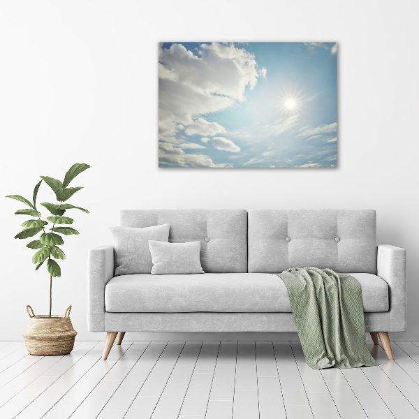 Bild auf Acrylglas Wolken am Himmel