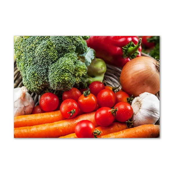 Acrylbild Fotodruck Gemüse
