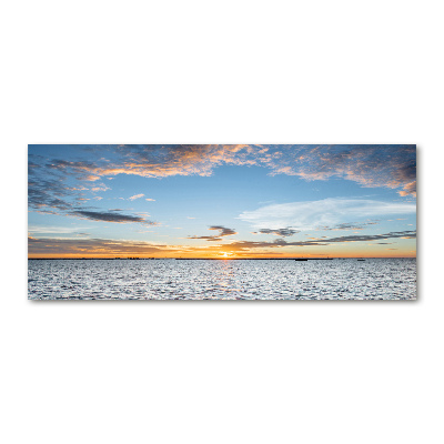 Acrylbild Fotodruck Dämmerung am Meer