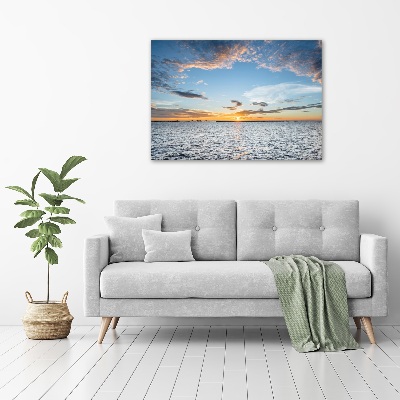 Acrylbild Fotodruck Dämmerung am Meer