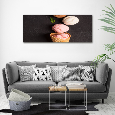 Acrylglas-Druck Eiscreme in einer Waffeltüte