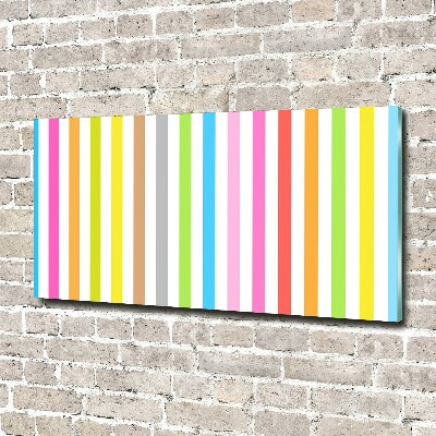 Bild auf Acrylglas Bunte Streifen