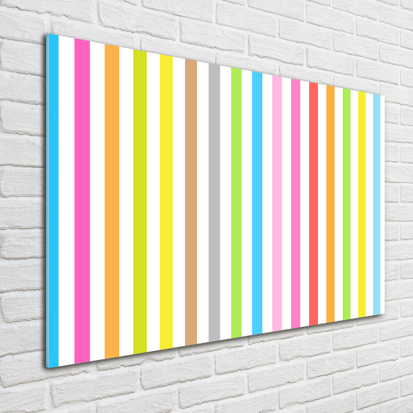 Bild auf Acrylglas Bunte Streifen