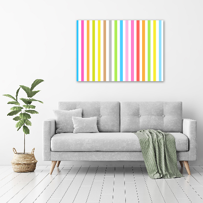 Bild auf Acrylglas Bunte Streifen