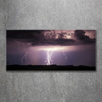 Acrylglas-Druck Gewitter