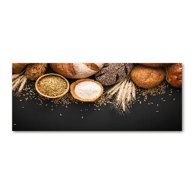 Acrylglas-Druck Brot und Weizen
