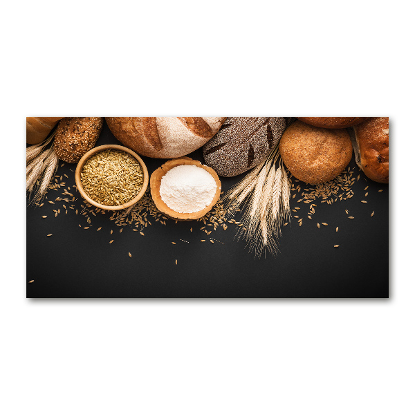 Acrylglas-Druck Brot und Weizen