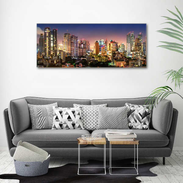 Acrylbild Fotodruck Bangkok bei Nacht