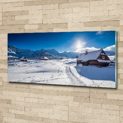 Acrylbild Fotodruck Weiden im Tatra-Gebirge