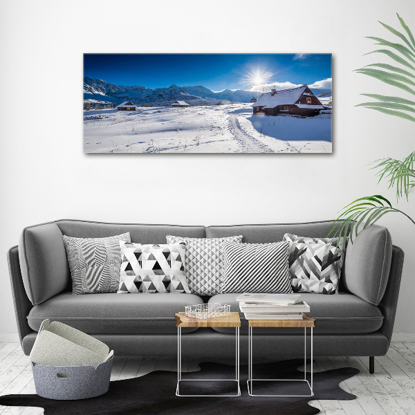 Acrylbild Fotodruck Weiden im Tatra-Gebirge