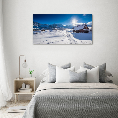 Acrylbild Fotodruck Weiden im Tatra-Gebirge