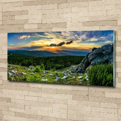 Acrylbild Fotodruck Bergpanorama