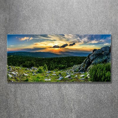 Acrylbild Fotodruck Bergpanorama