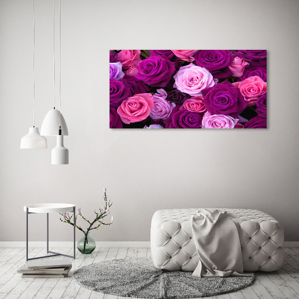 Acrylbild Fotodruck Rosen