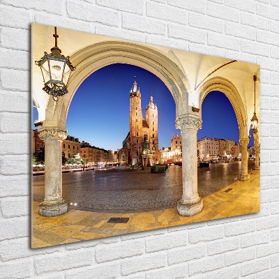 Acrylbild Fotodruck Krakau, Polen