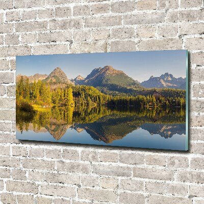 Acrylbild Fotodruck Panorama der Tatra-Berge