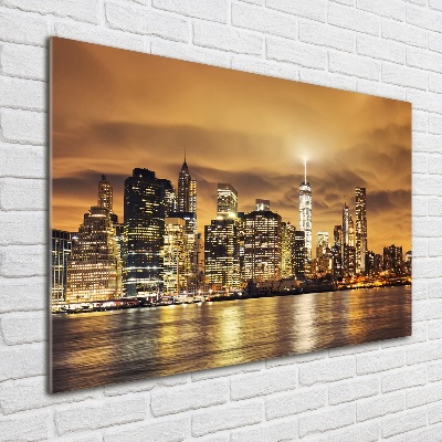 Acrylbild Fotodruck Manhattan, New York