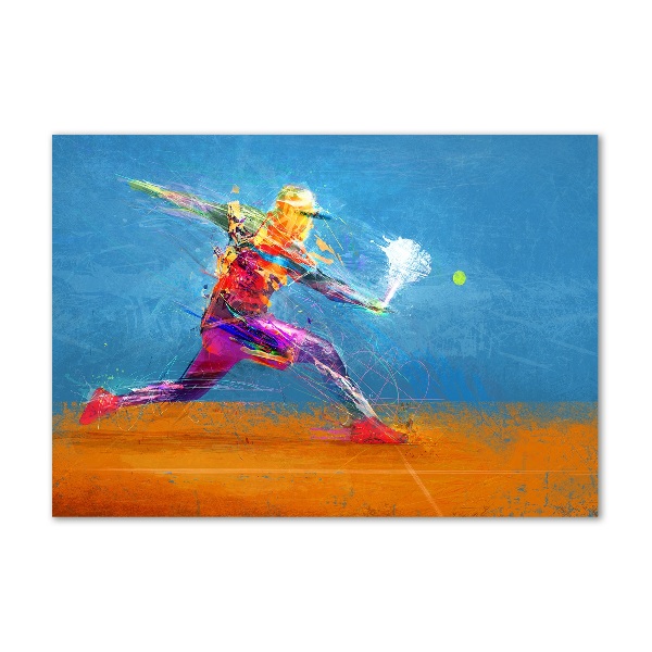 Acrylglas-Druck Tennisspieler
