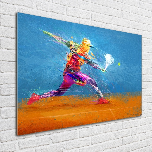 Acrylglas-Druck Tennisspieler