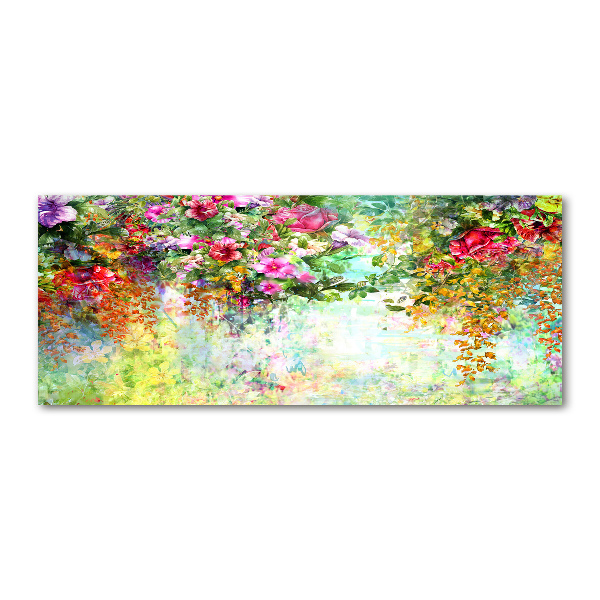 Acrylglas-Druck Bunte Blumen