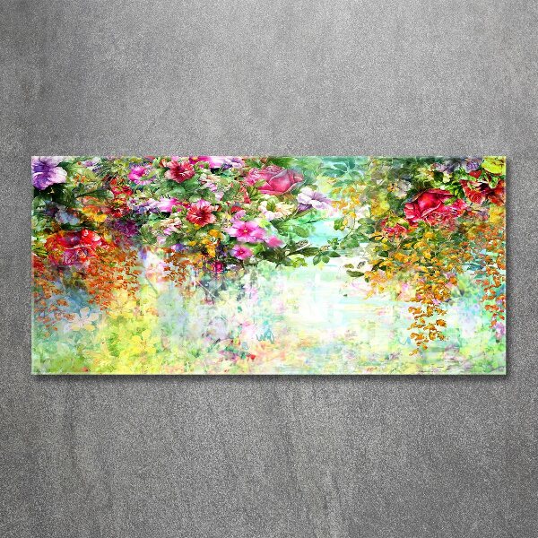 Acrylglas-Druck Bunte Blumen