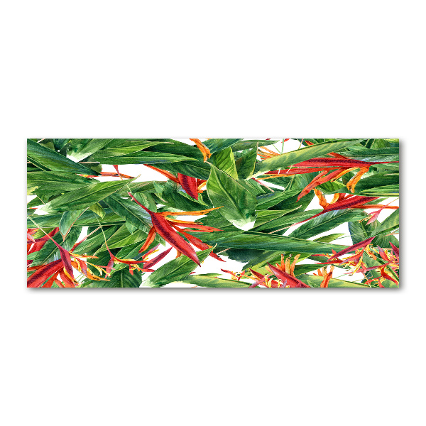 Acrylglas-Druck Blumenmuster