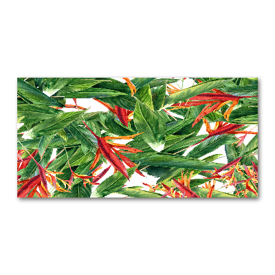 Acrylglas-Druck Blumenmuster