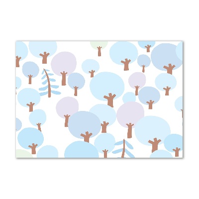 Bild auf Acrylglas Bunte Bäume