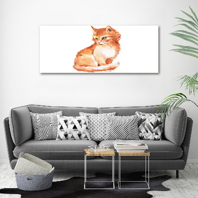 Foto auf Acryl Ingwerkatze