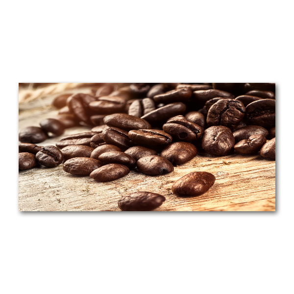 Acrylbild Fotodruck Kaffeebohnen