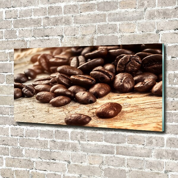 Acrylbild Fotodruck Kaffeebohnen