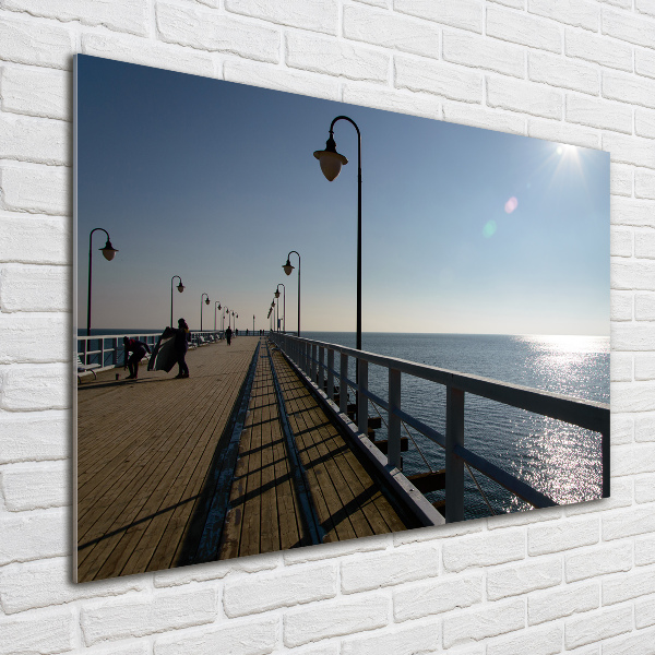 Acrylglas-Druck Pier in Gdynia