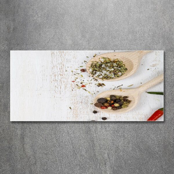 Acrylbild Fotodruck Gemüse und Gewürze