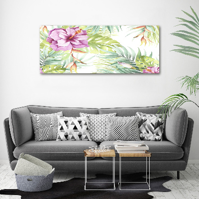 Foto auf Acryl Hawaiianische Blumen