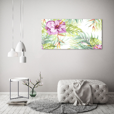 Foto auf Acryl Hawaiianische Blumen