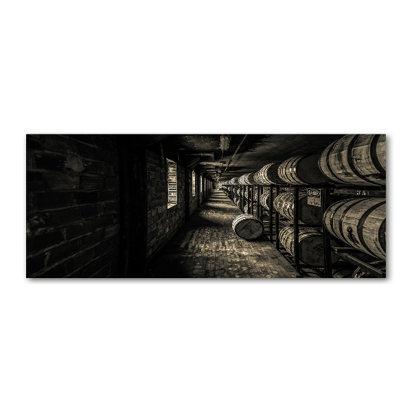 Foto auf Acryl Bourbonfässer