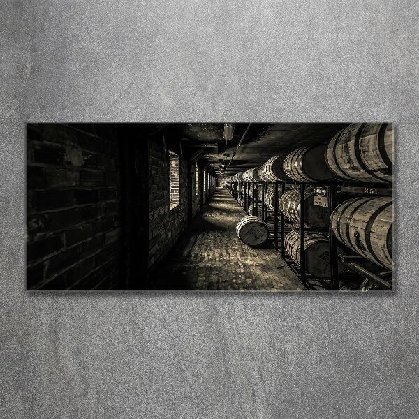 Foto auf Acryl Bourbonfässer